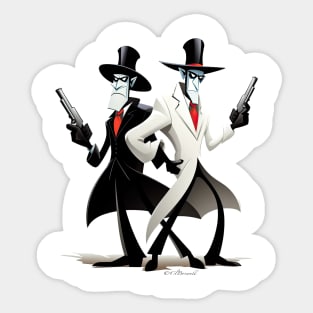 Spy on Spy Sticker